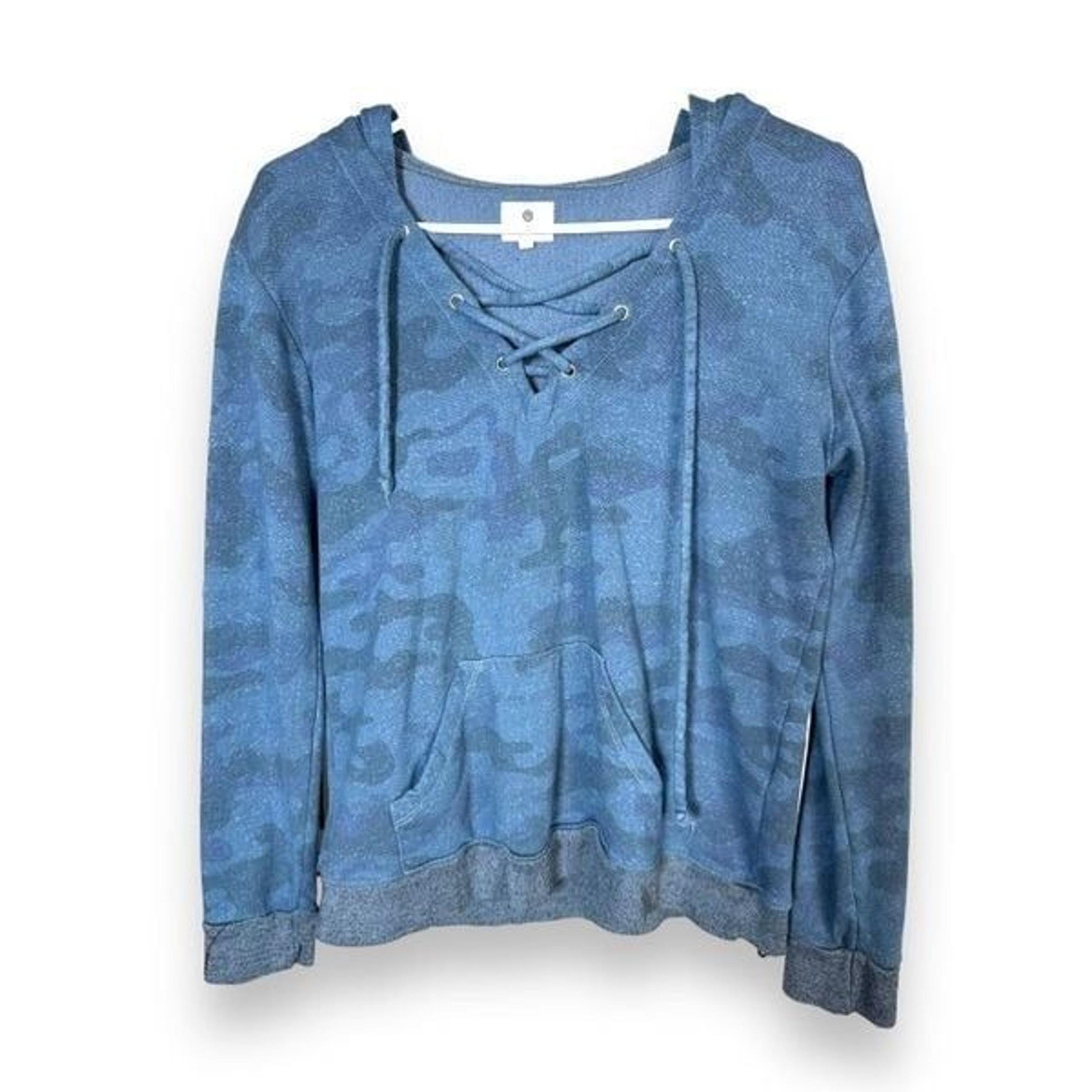 Sundry Camo Hoodie Lace Up 0