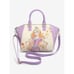 Loungefly Disney Tangled Rapunzel & Pascal Purple Violet Satchel Bag