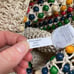 Madewell The Beaded Crochet Tote Bag Color Natural Rainbow