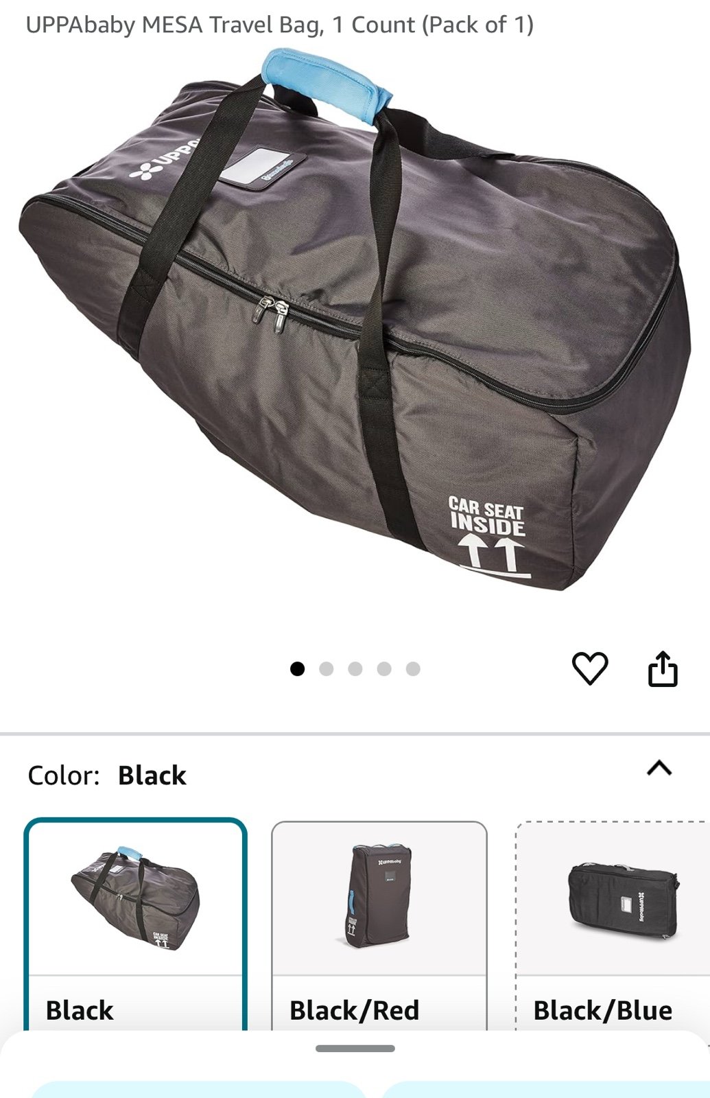 Uppa baby Travel safe carrier
