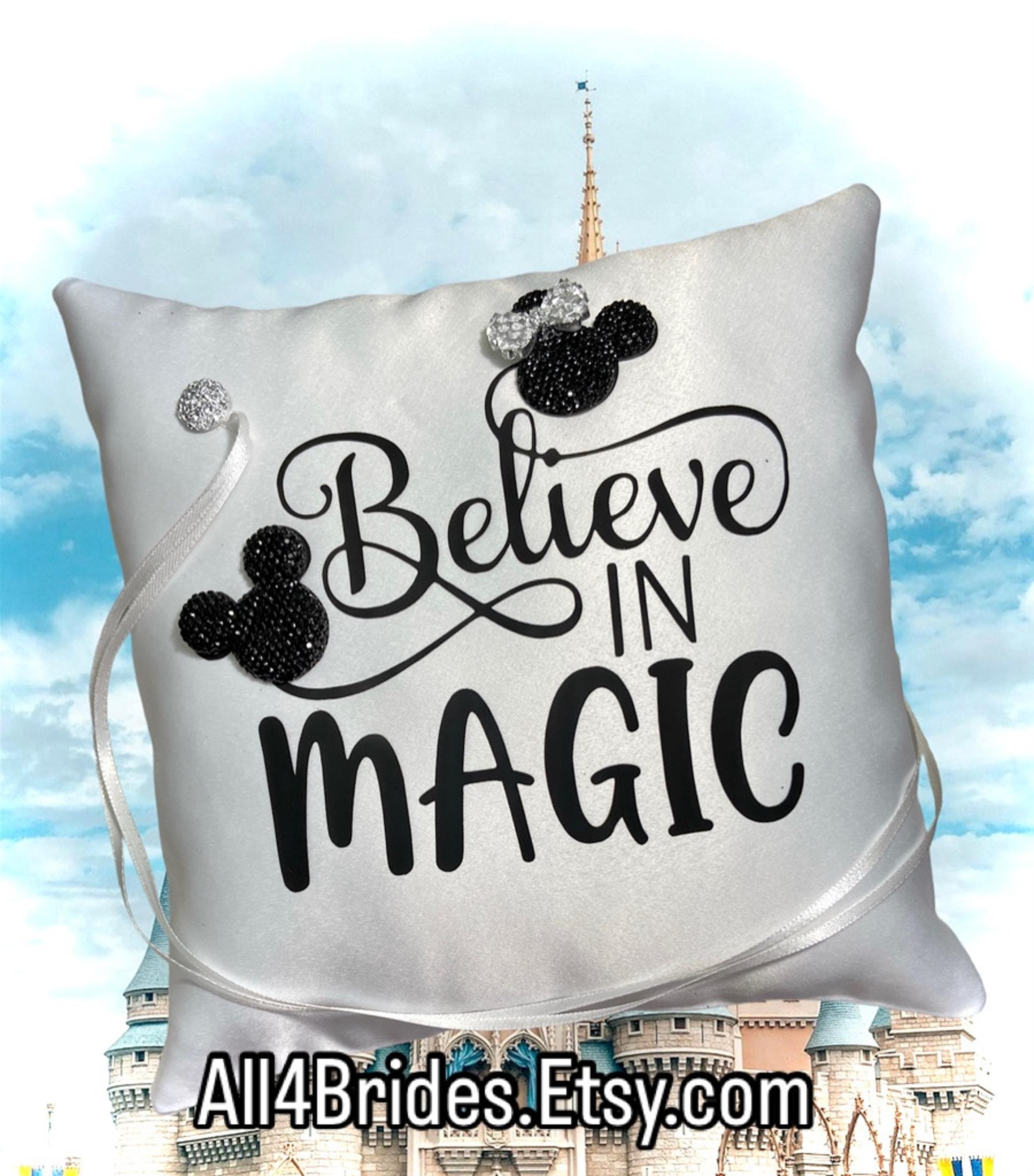 Mickey Mouse wedding ring pillow