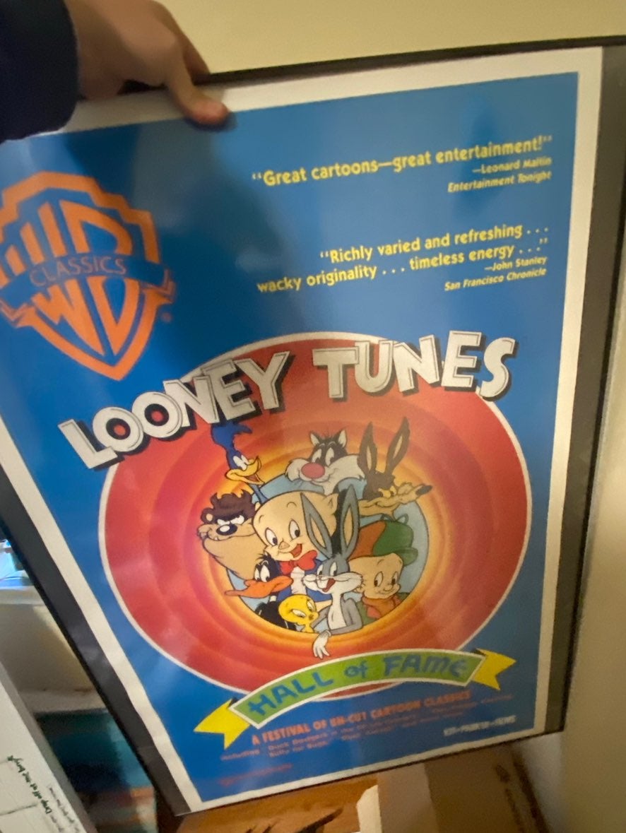 Vintage Looney Tunes Hall Of Fame Posters- 1991