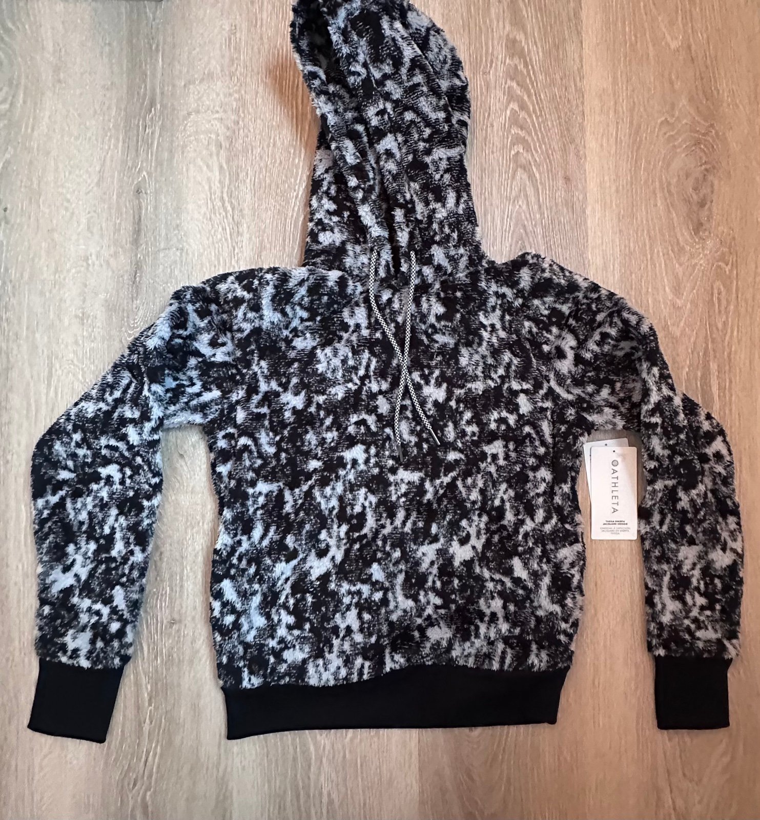 Athleta Tugga Sherpa Jacquard Hoodie|NWT|SZ XXS
