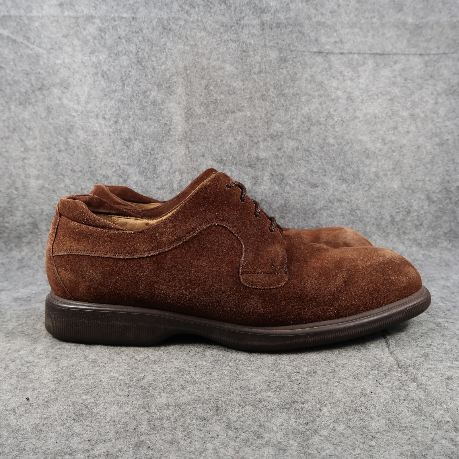 Florsheim Shoes Mens 10.5W Oxford Derby Brown Suede Leather Comfort Professional
