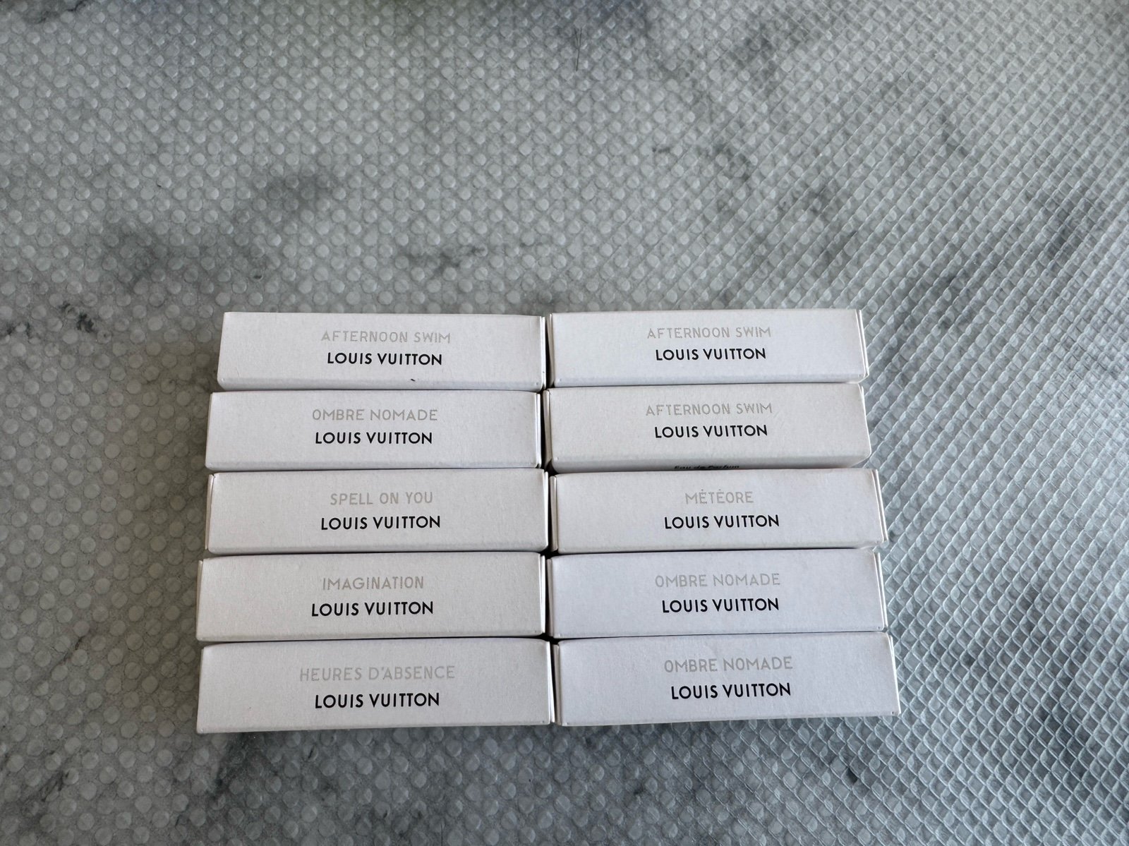 Louis Vuitton Perfume samples.