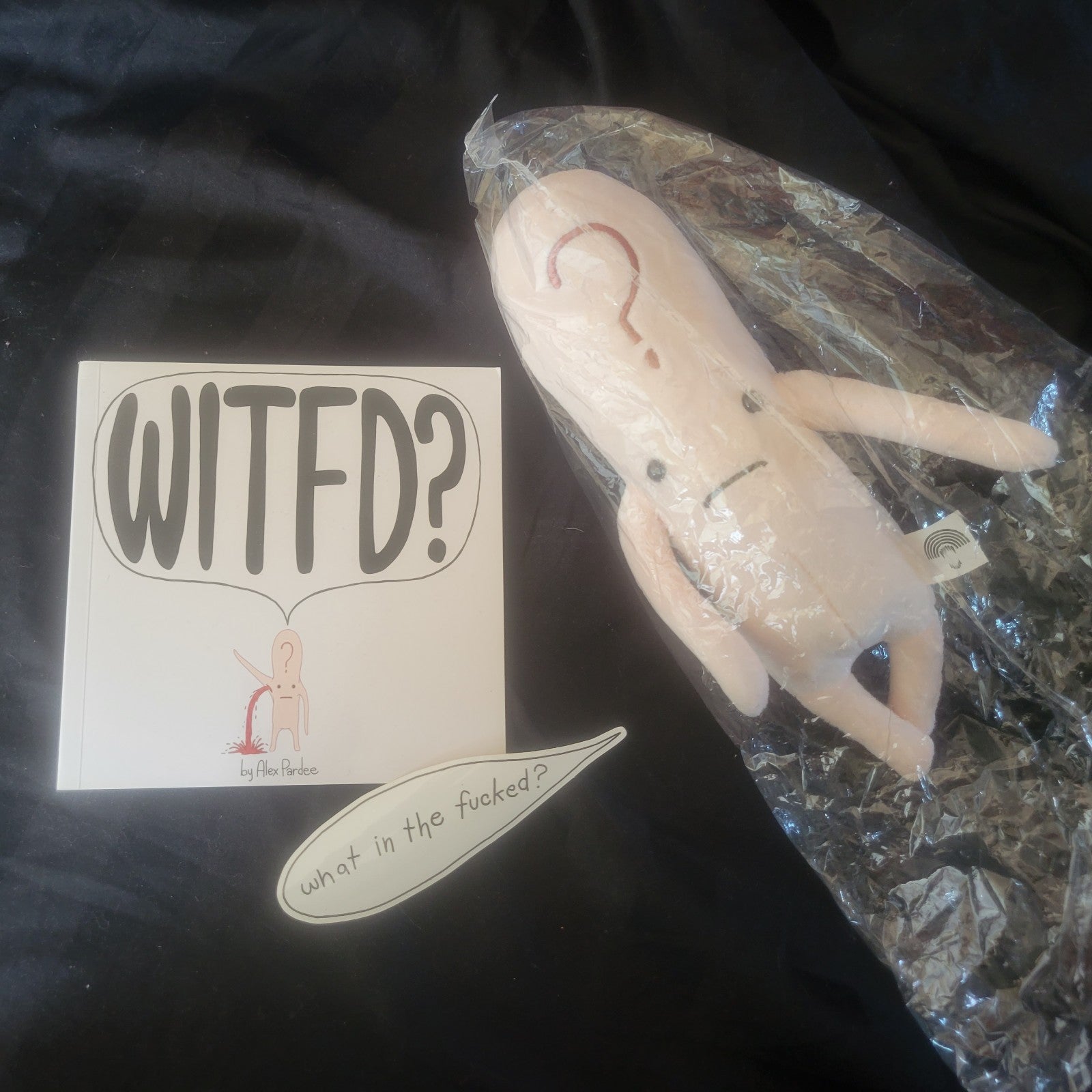 alex pardee witfd? plush & book set | what in the f*cked