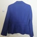 Talbots The Kate Fit Purple Blue Classic Wool Blazer Jewel Toned 12 One Button