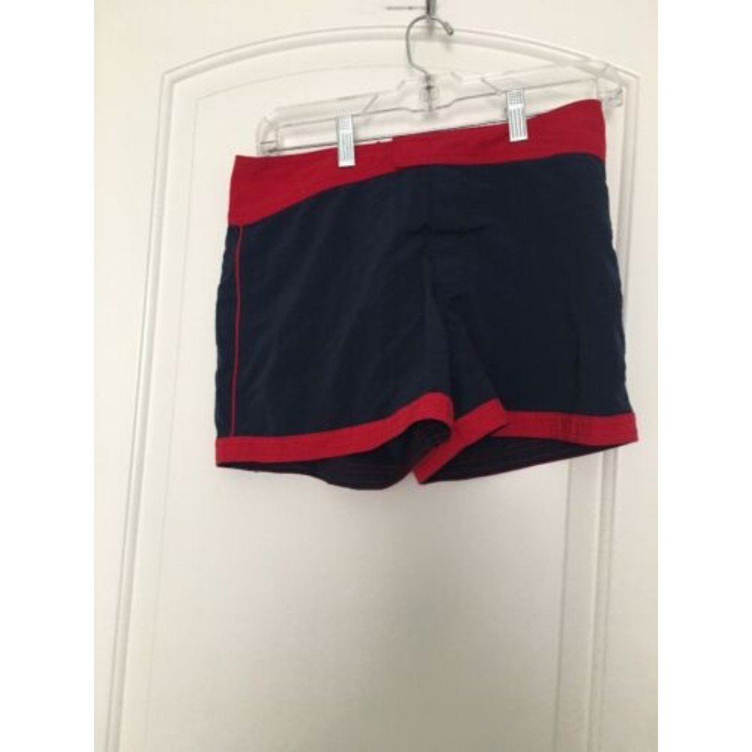 1pc No Boundaries Women's Juniors Surf Swim Shorts Size Medium M Blue Red