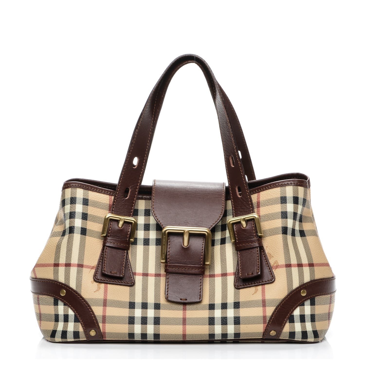 Burberry Leather /pvc Shoulder Bag