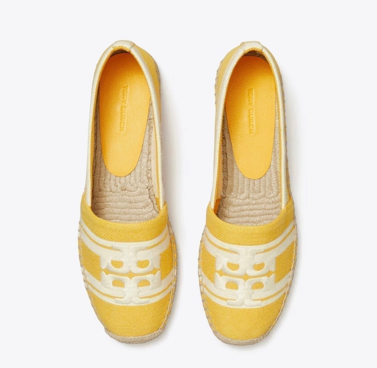 Tory Burch DOUBLET JACQUARD ESPADRILLE STRIPE LOGO JACQUARD