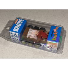 Vtg BUDDY L BRAVE Buttons Steel Diecast Car NO. 4101 RARE New In Orig Package ￼
