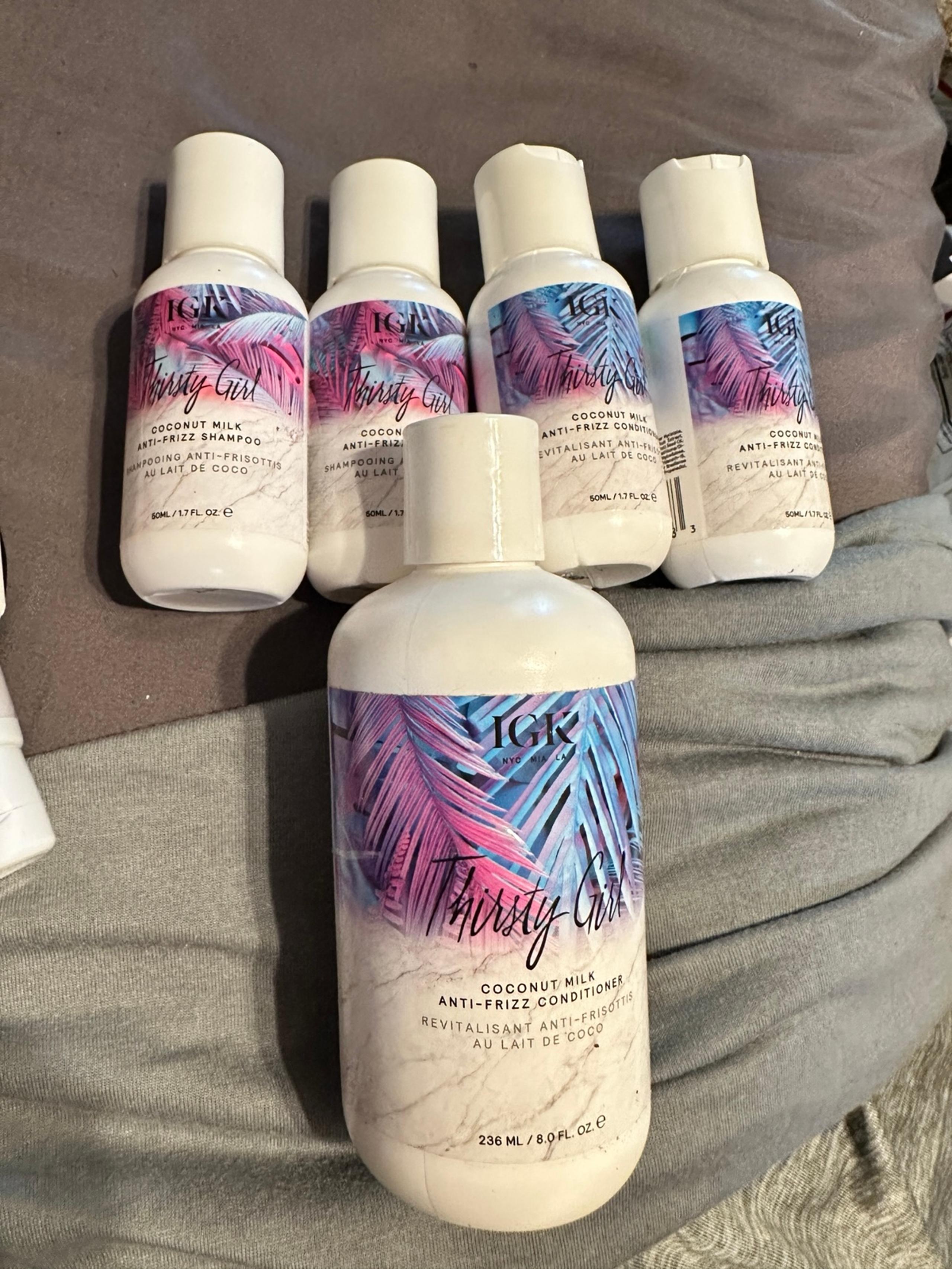 IGK Coconut Milk anti-frizz shampoo conditioner
