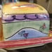 New SANGO The Sweet Shoppe Decorative 1/4 lb Covered Butter Dish 7 x 4 x 3 h