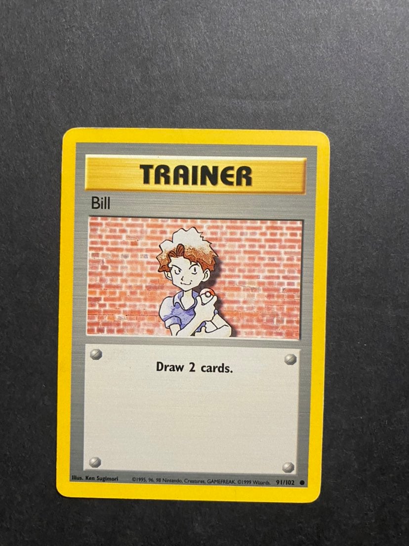 BILL TRAINER CARD 91/102 (2) set