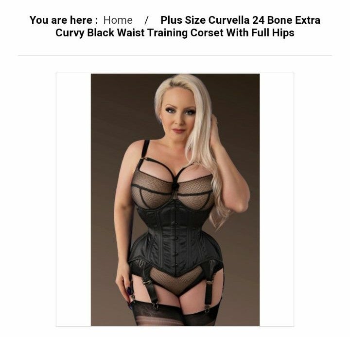 True corset Steel boned corset