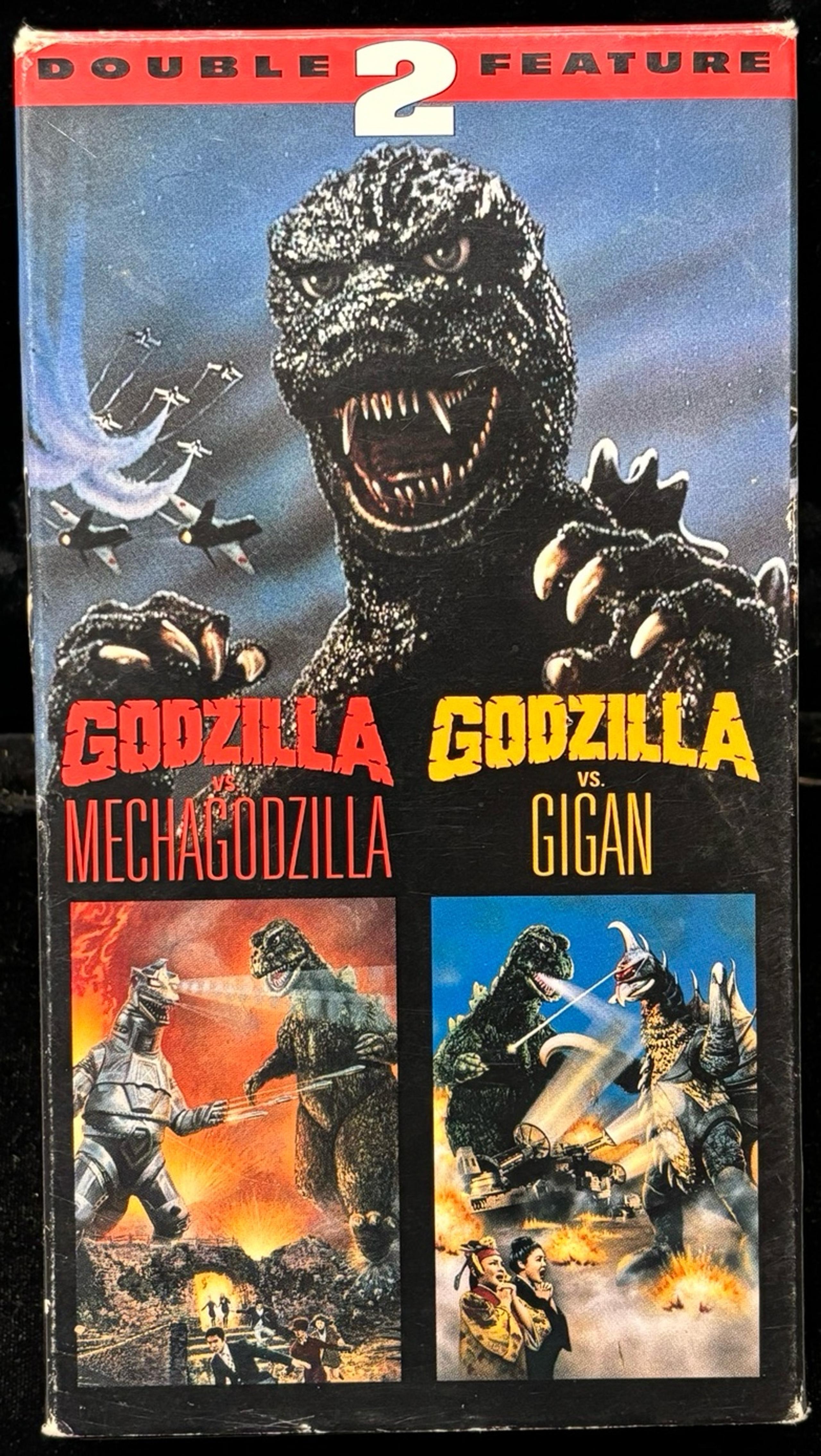 1993 Godzilla VS Mechagodzilla Godzilla VS Gigan VHS Double Feature Anchor Bay