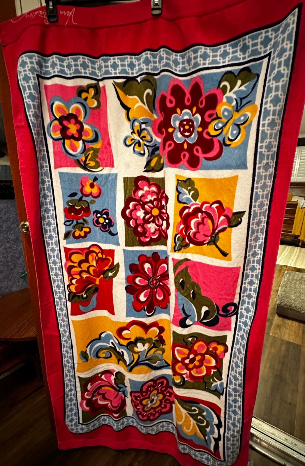 Vera Bradley HOPE GARDEN Beach BATH TOWEL