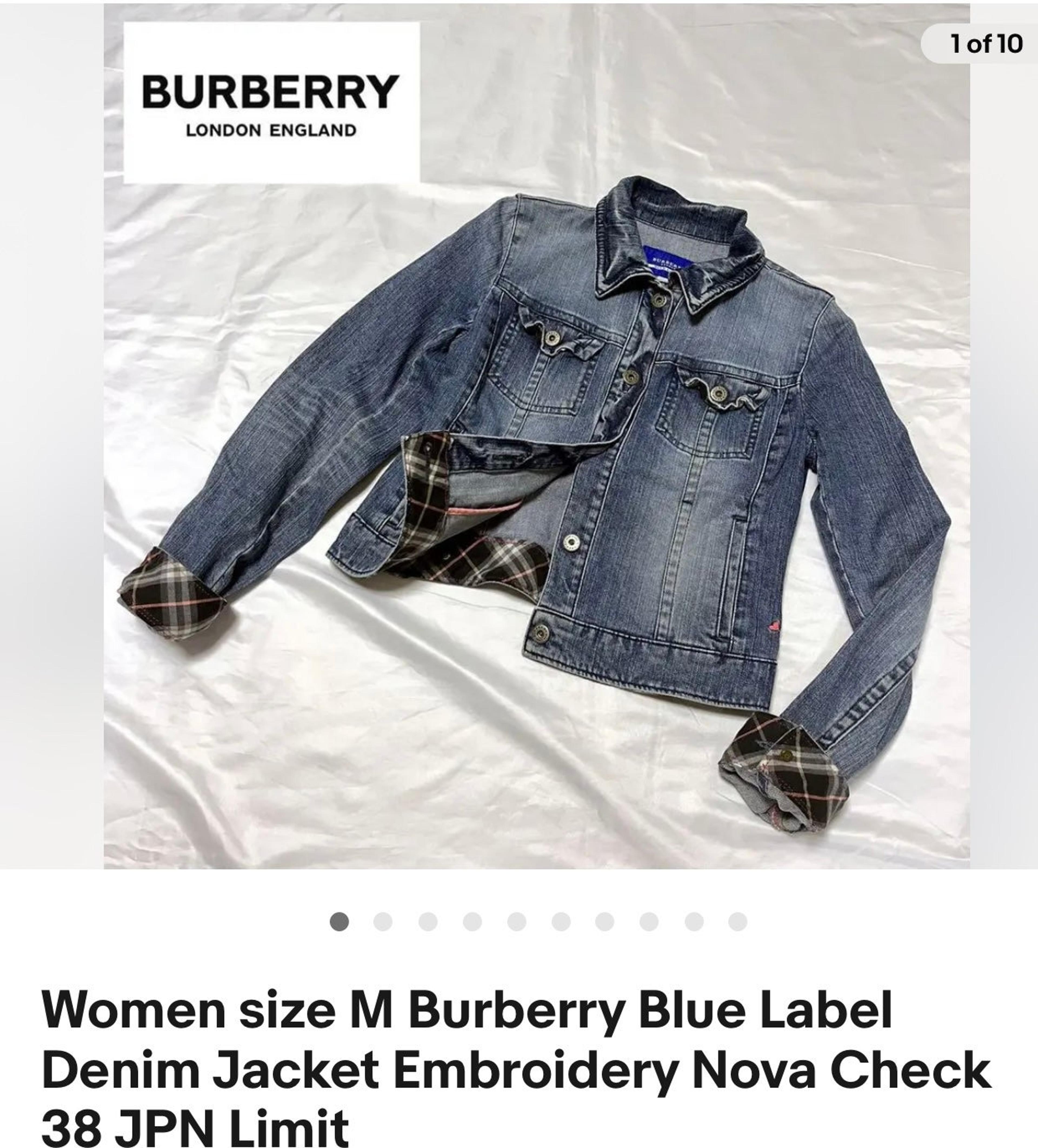 Burberry london denim jacket Clearance