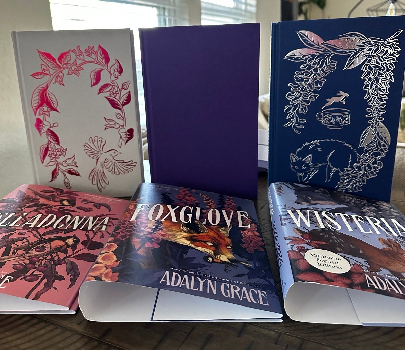 Belladonna trilogy - UK Editions