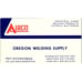 Pat Fitzpatrick Oregon Welding Supply Airco Coos Bay Vtg Business Card SE5-B2