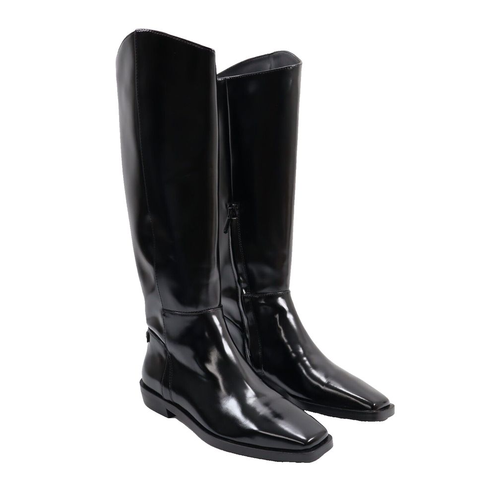 NEW Sam Edelman Cesar Tall Riding Boot, Black Patent Leather 7US/37EU MSRP200