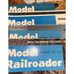 Vintage 1970'-1980's Model Railroader Magazines- Lot of 7 Train memorabilia