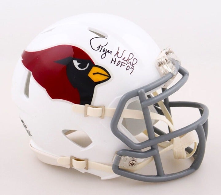 Roger Wiehrli St. Louis Cardinals Signed & Inscribed HOF 07 Speed Mini Helmet