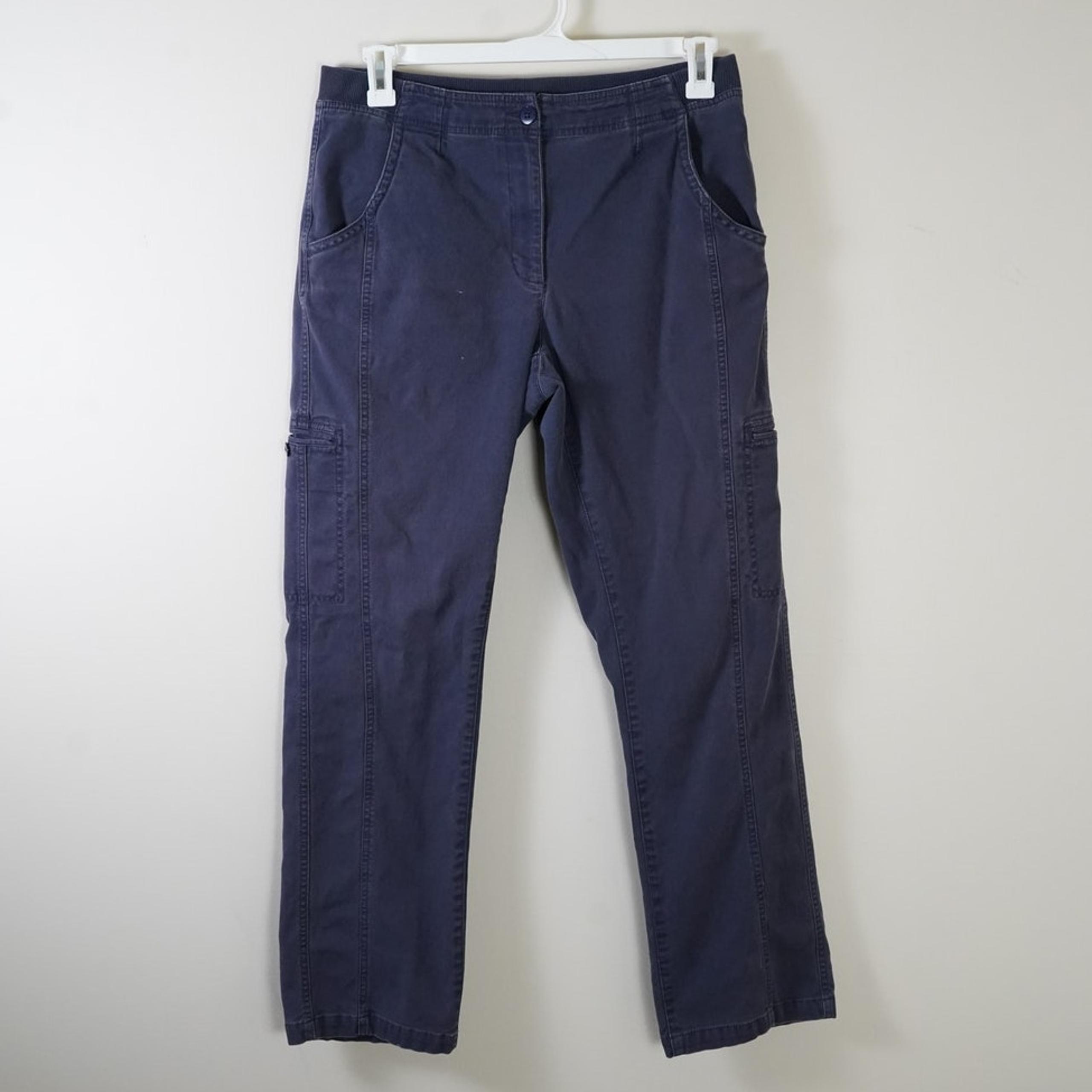 L.L. Bean casual outdoors blue cargo pants womens size 10
