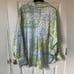 ZARA NWT Patchwork Flowy Green and Blue Satin Paisley Blouse Size XXL