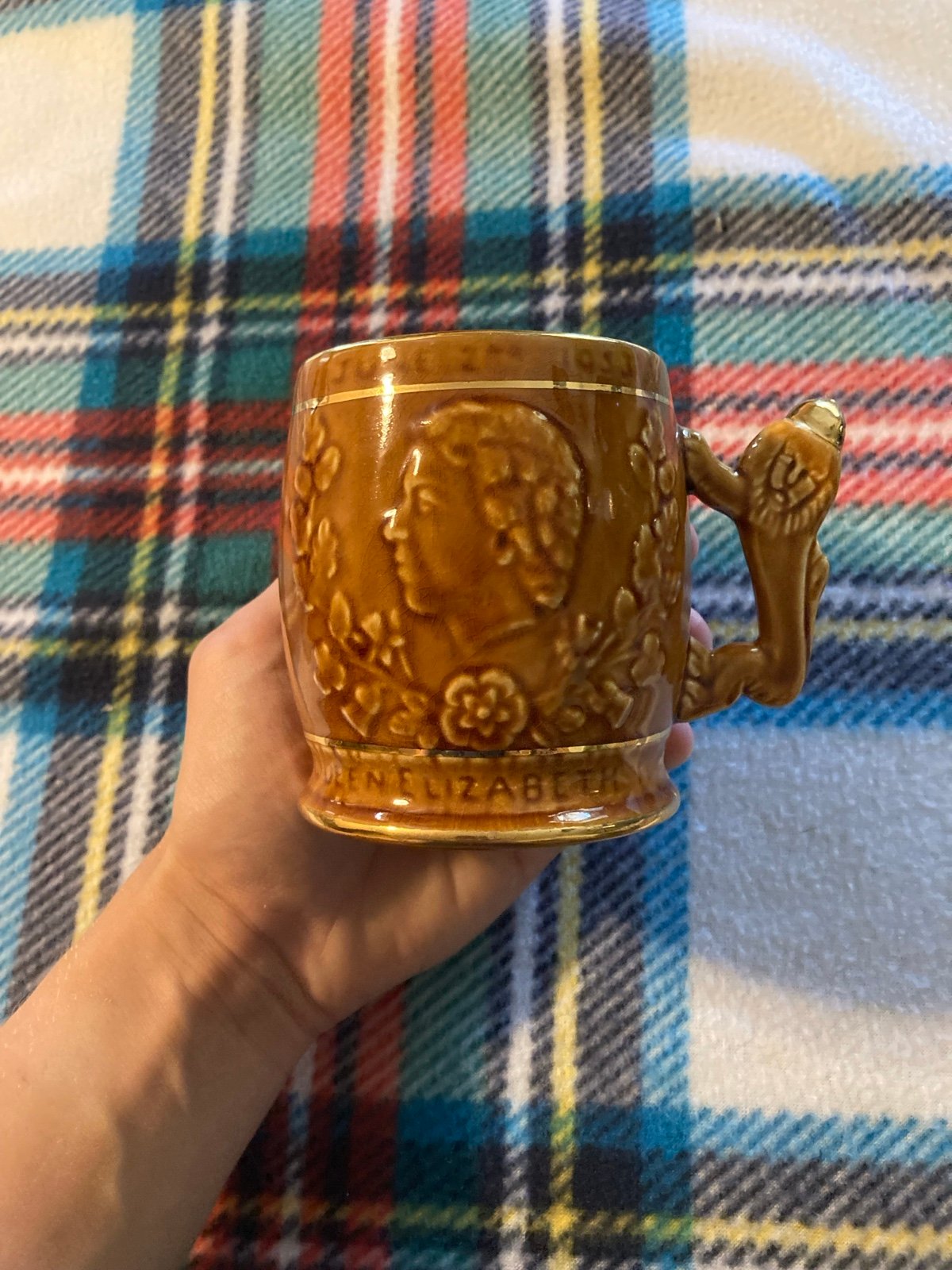 ARTHUR WOOD QUEEN ELIZABETH II CORONATION 1953 MUG