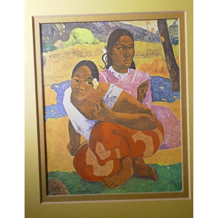 Art - Framed Paul Gauguin Print Nafea faa Ipoipo aka When Will You Marry