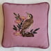 Two Vintage Needlepoint / Pettipoint pillows, Christmas.