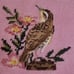 Two Vintage Needlepoint / Pettipoint pillows, Christmas.