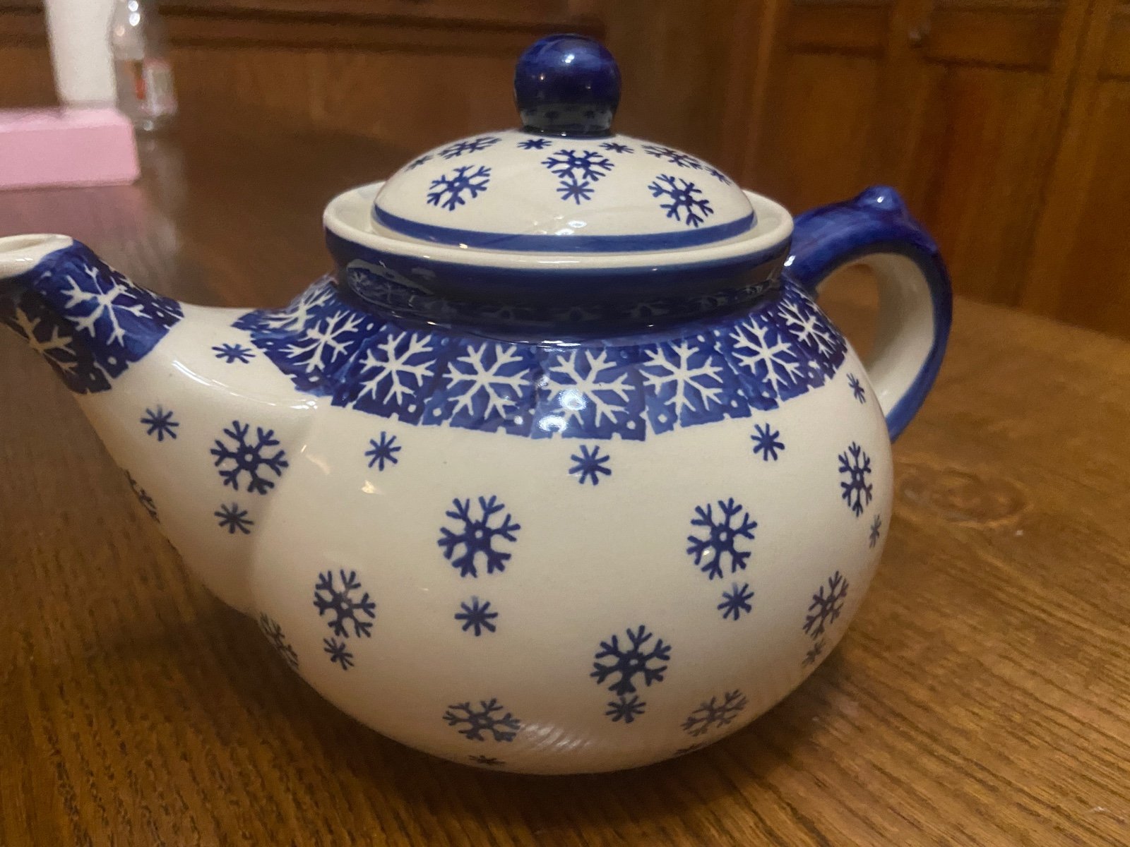 Teapot polish pottery