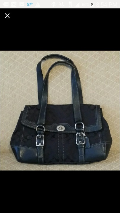 Coach Black Handbag Purse