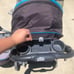 Car seat with base and stroller