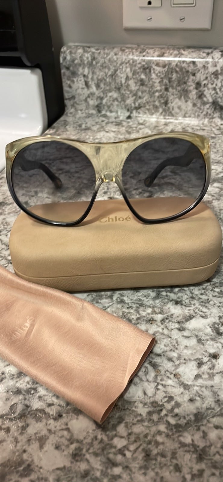 Authentic Large Frame Chloe Sunglasses Beautiful.! & Like new ! SOLD !