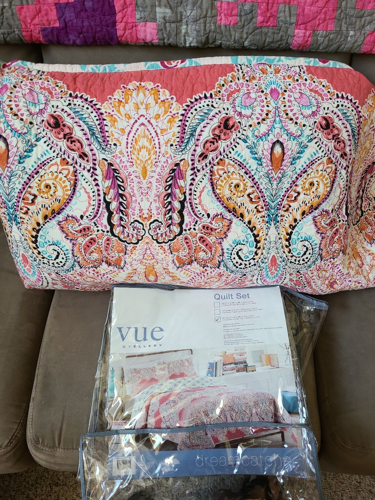 Dream catcher King quilt set Vue by ellery 2 pillow shams