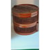 Thai Bamboo Cage Box Carrier Basket Two Tier w/ Handle and Lid