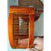Thai Bamboo Cage Box Carrier Basket Two Tier w/ Handle and Lid