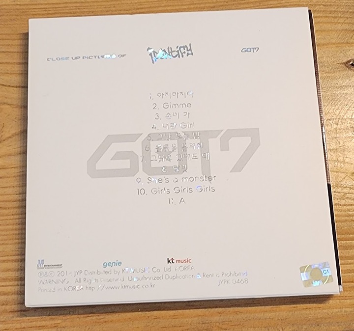 GOT7 identity メンバー全員サイン入りCD CD