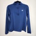 Vineyard Vines Shirt Kids L 16 Blue Quarter Zip Pullover Sankaty Whale Logo Lon
