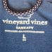 Vineyard Vines Shirt Kids L 16 Blue Quarter Zip Pullover Sankaty Whale Logo Lon