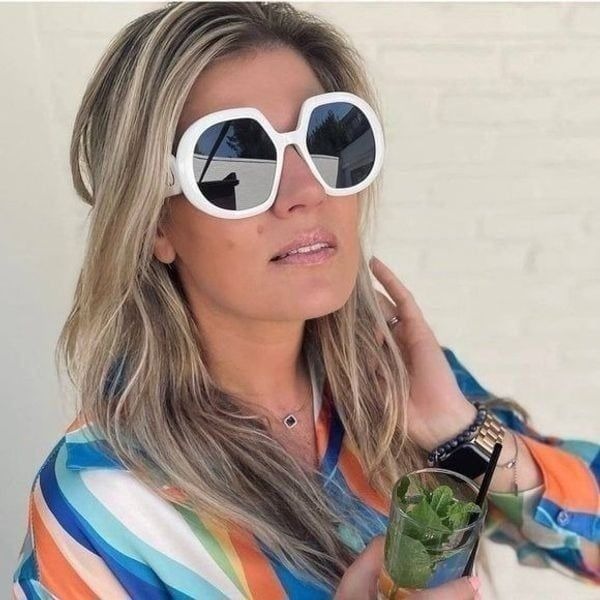 NEW DIOR DIORBOBBY R1U 95B0 IVORY BLUE SUNGLASSES