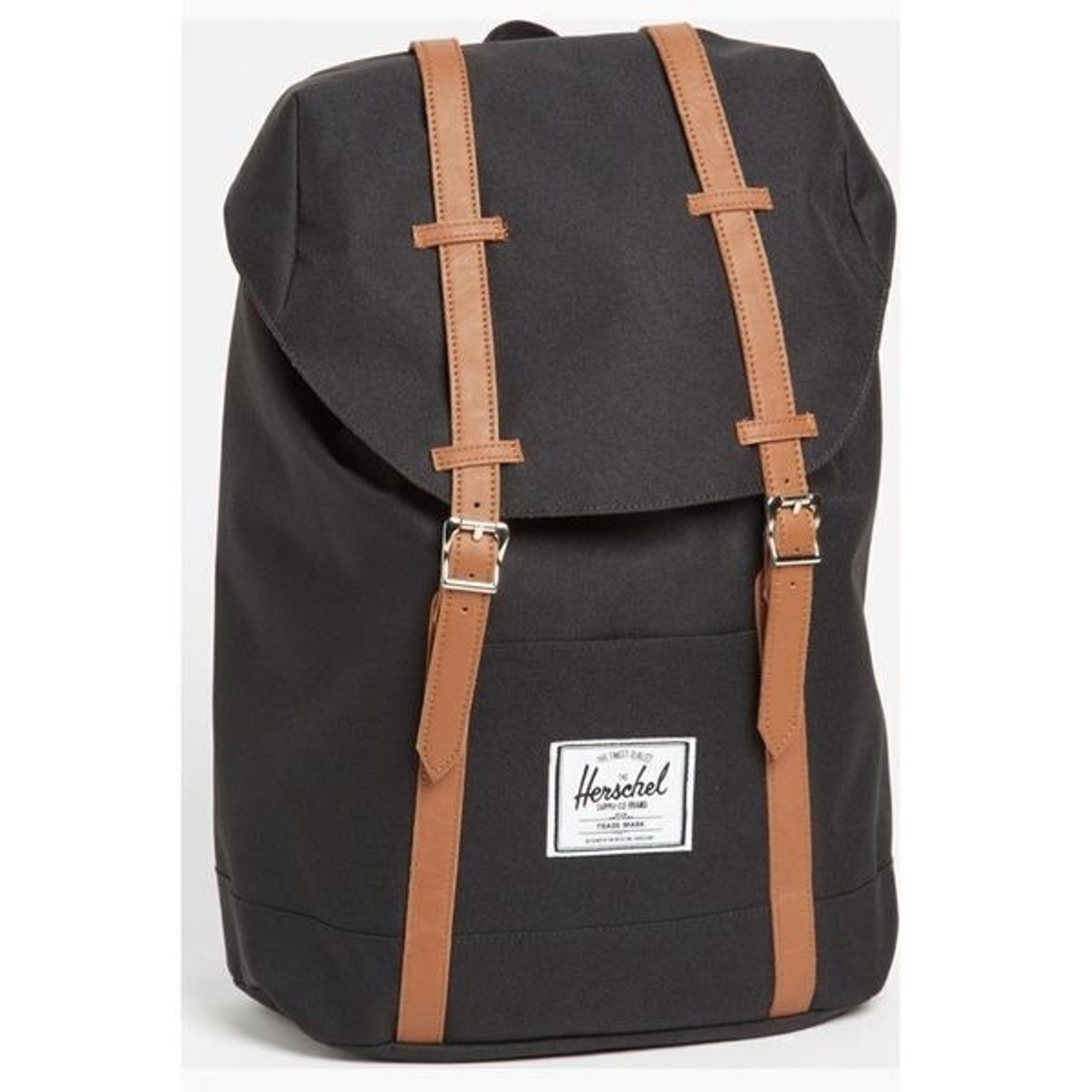 Herschel Supply Co. "Retreat' Little America Backpack, Black\Brown NWT