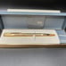 Vintage 90s Parker Insignia 14K Dimonite G Ball Pen w/ Original Box VTG