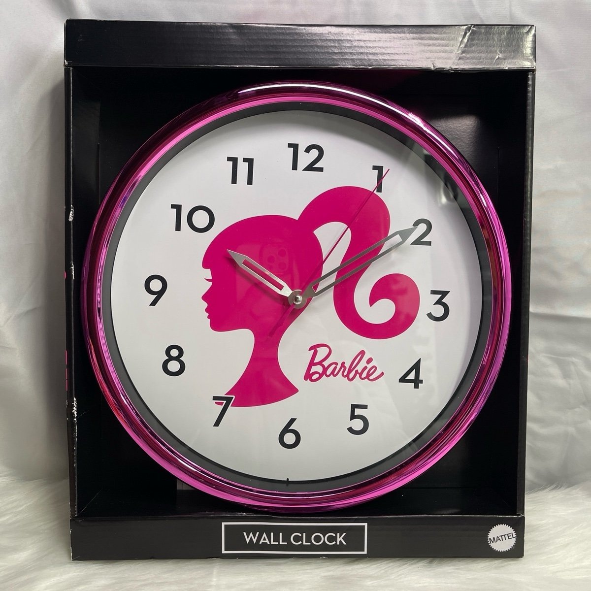 Barbie Metallic Hot Pink Wall Clock