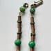 Vintage copper green gemstone Mexico Necklace