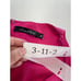 Elle Zeitoune Dress Womens X Small Pink Patrice Draped Satin Midi Slit Front
