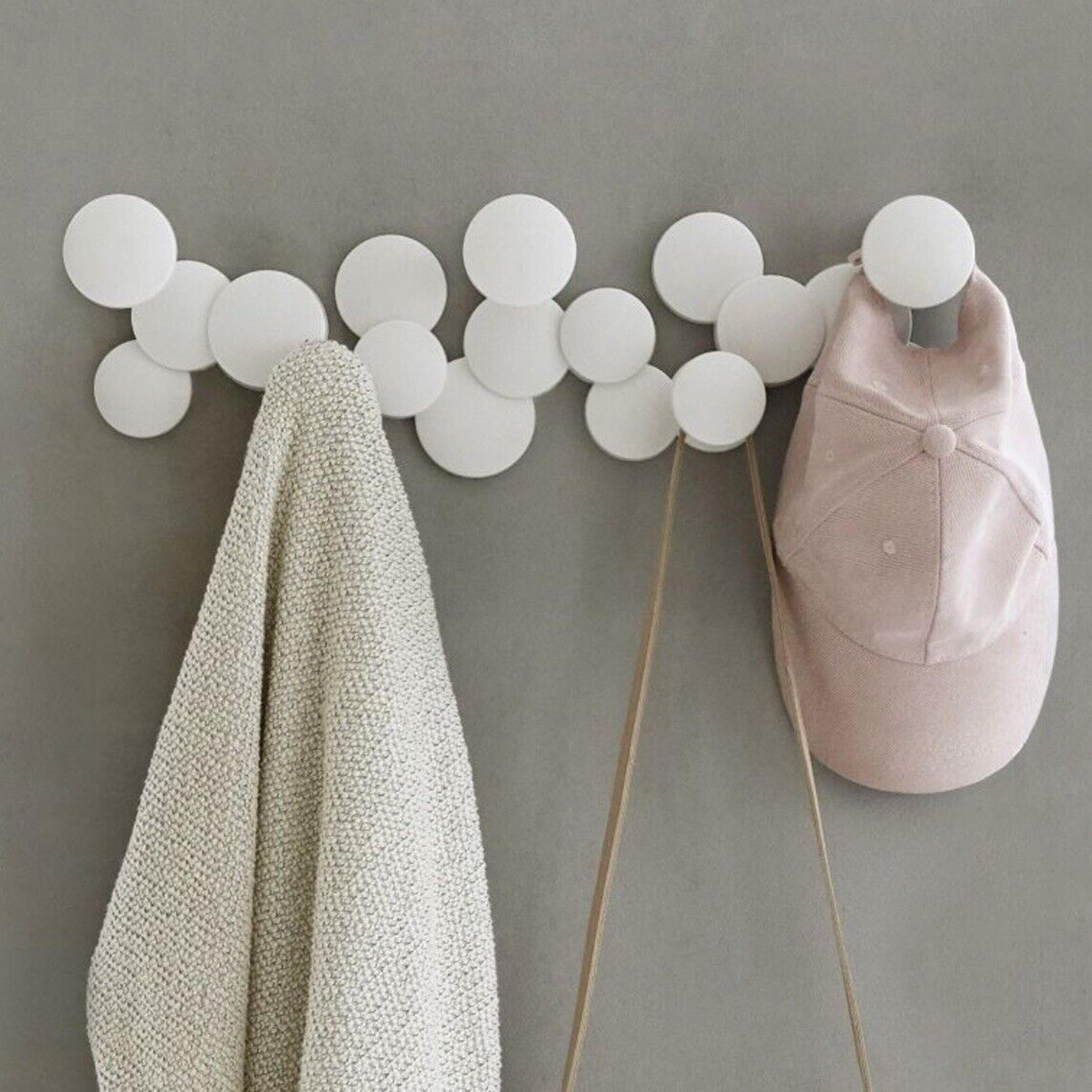 Umbra Bubble Wall Mounted Wall Rack – Fun, Modern, Sleek, Space-Saving Hooks